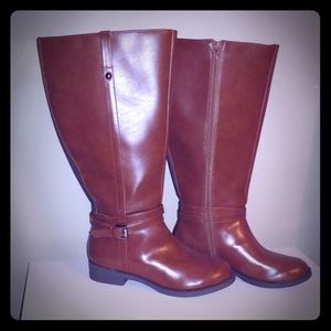 American Eagle Knee High Boots Chestnut Brown